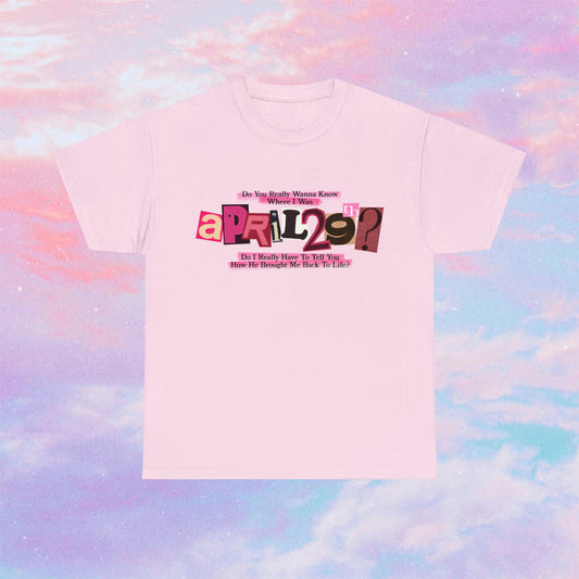 April 29th Tee (LYRIC VER)