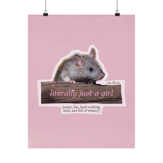 Rodent Girl Alternate Poster Print