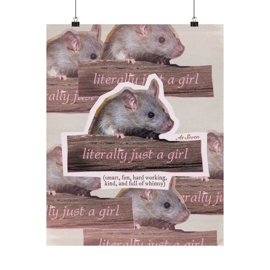 Rodent Girl Poster Print