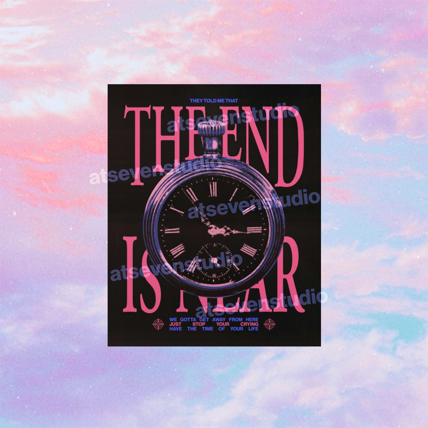 Sign of The Times (the End is Near) Poster Print