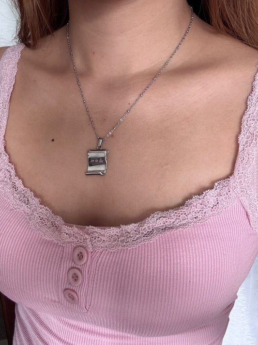 To Speak or To Die Necklace