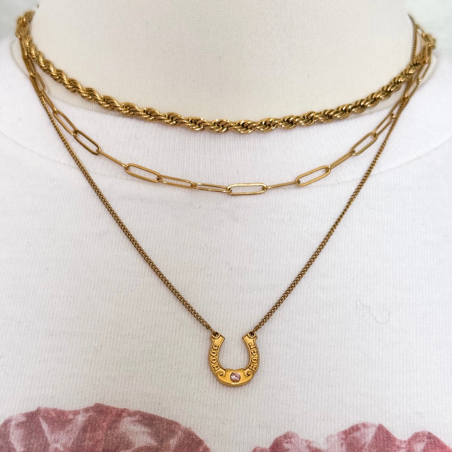 Lucky Horseshoe Necklace