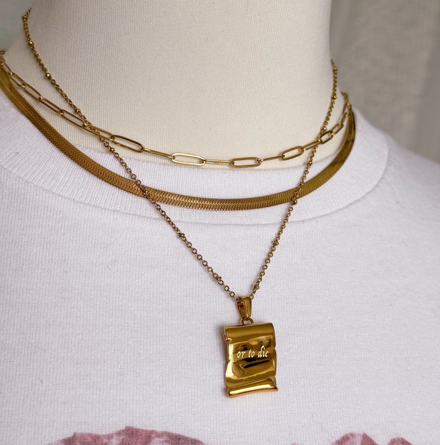 To Speak or To Die Necklace