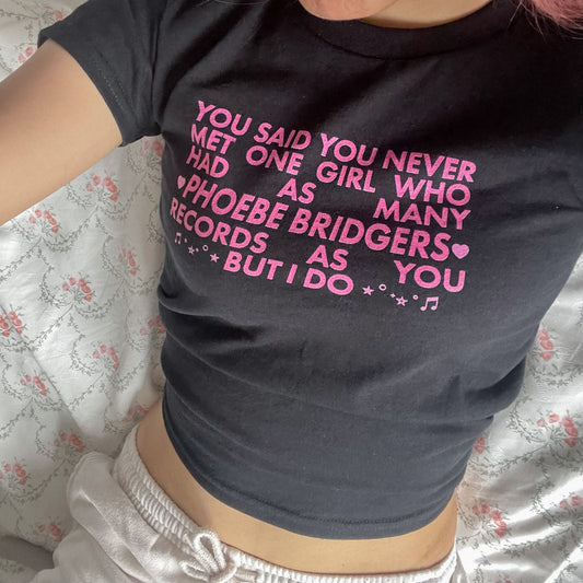 CUSTOM Favorite Record Baby Tee