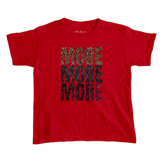 MORE MORE MORE baby tee