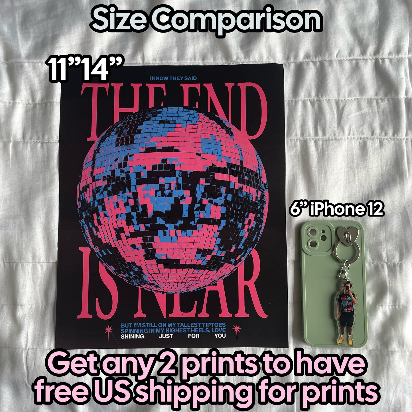 Mirrorball (The End is Near) Poster Print