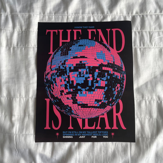 Mirrorball (The End is Near) Poster Print