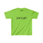 Just A Girl baby tee