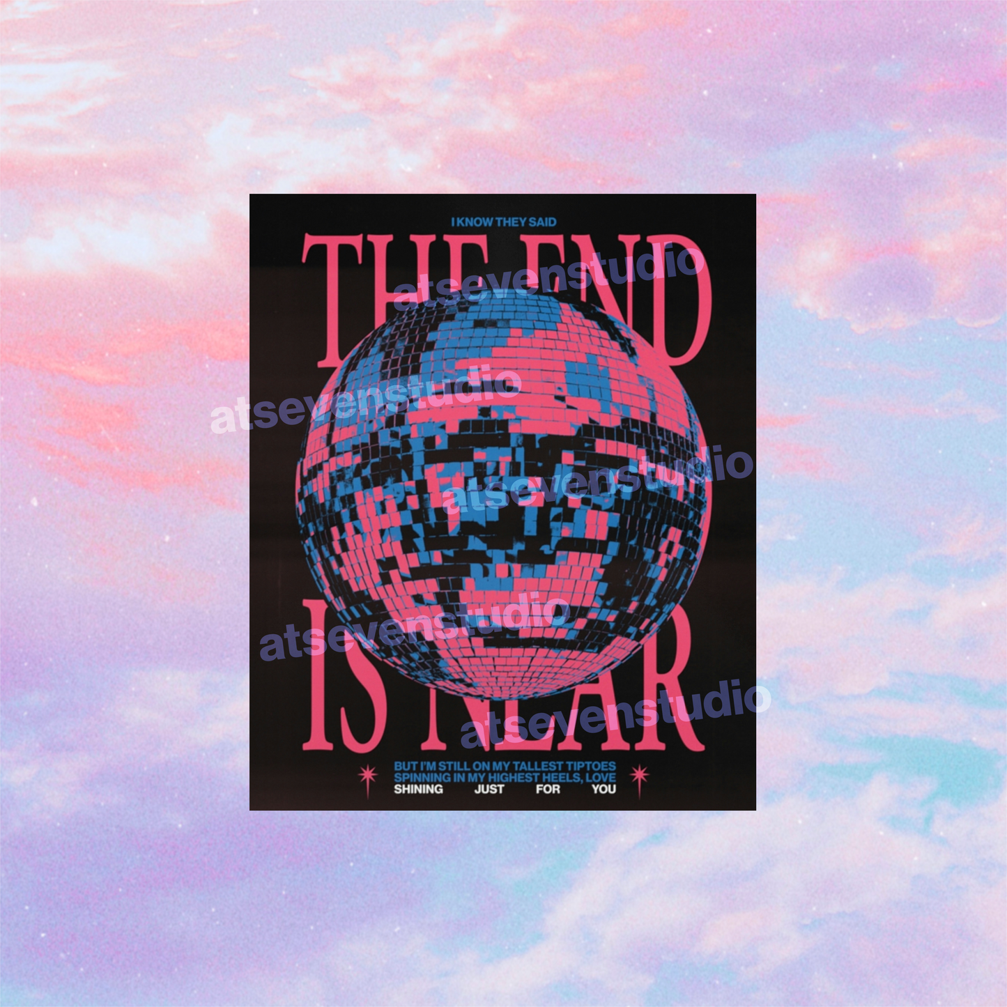Mirrorball (The End is Near) Poster Print