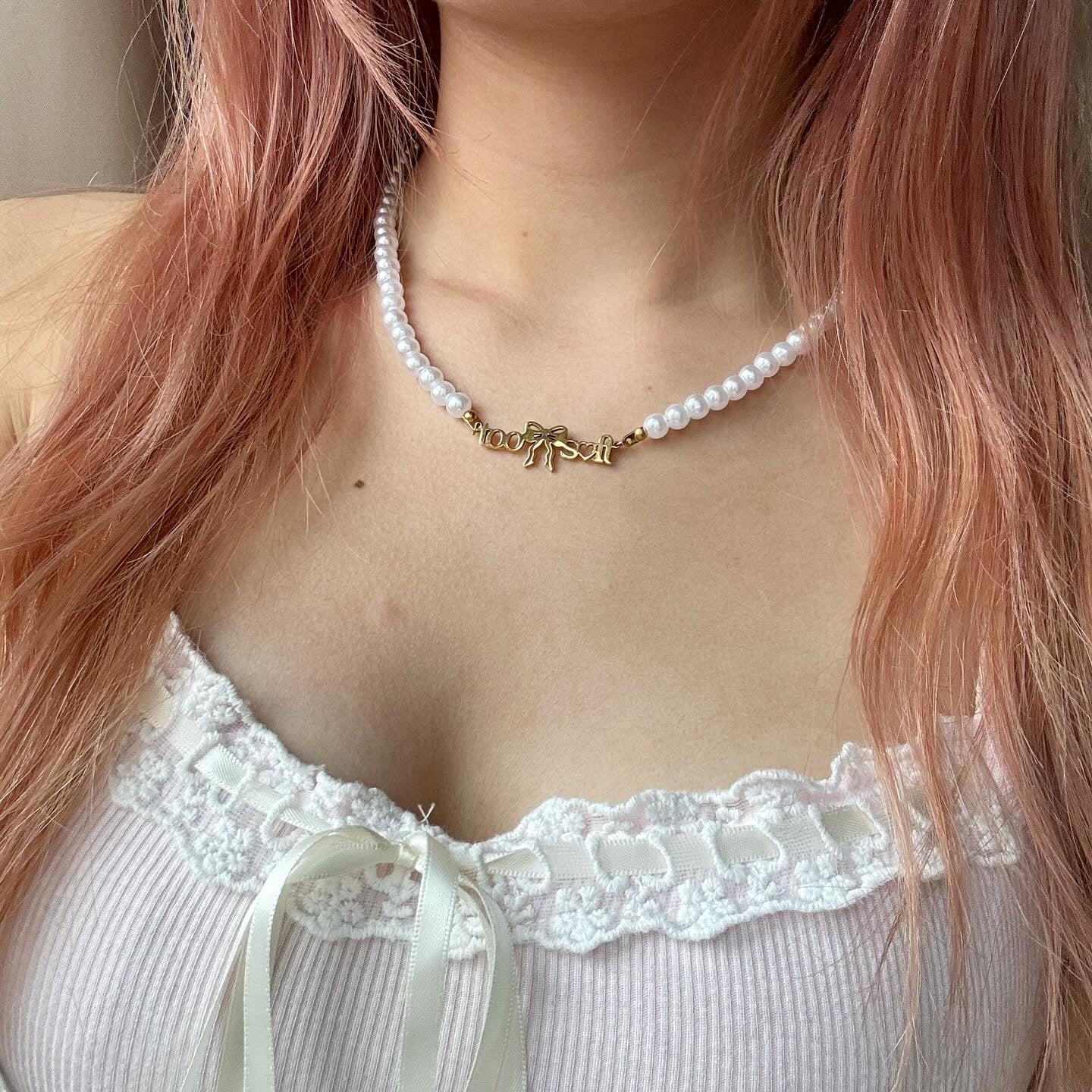 Too Soft Pearl Necklace