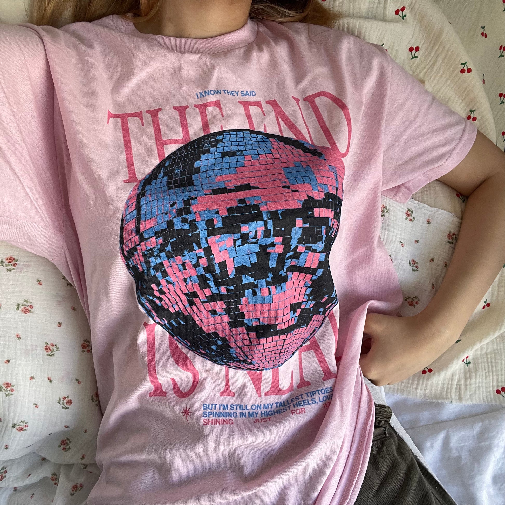 Mirrorball (The End Is Near) tee – at seven studio