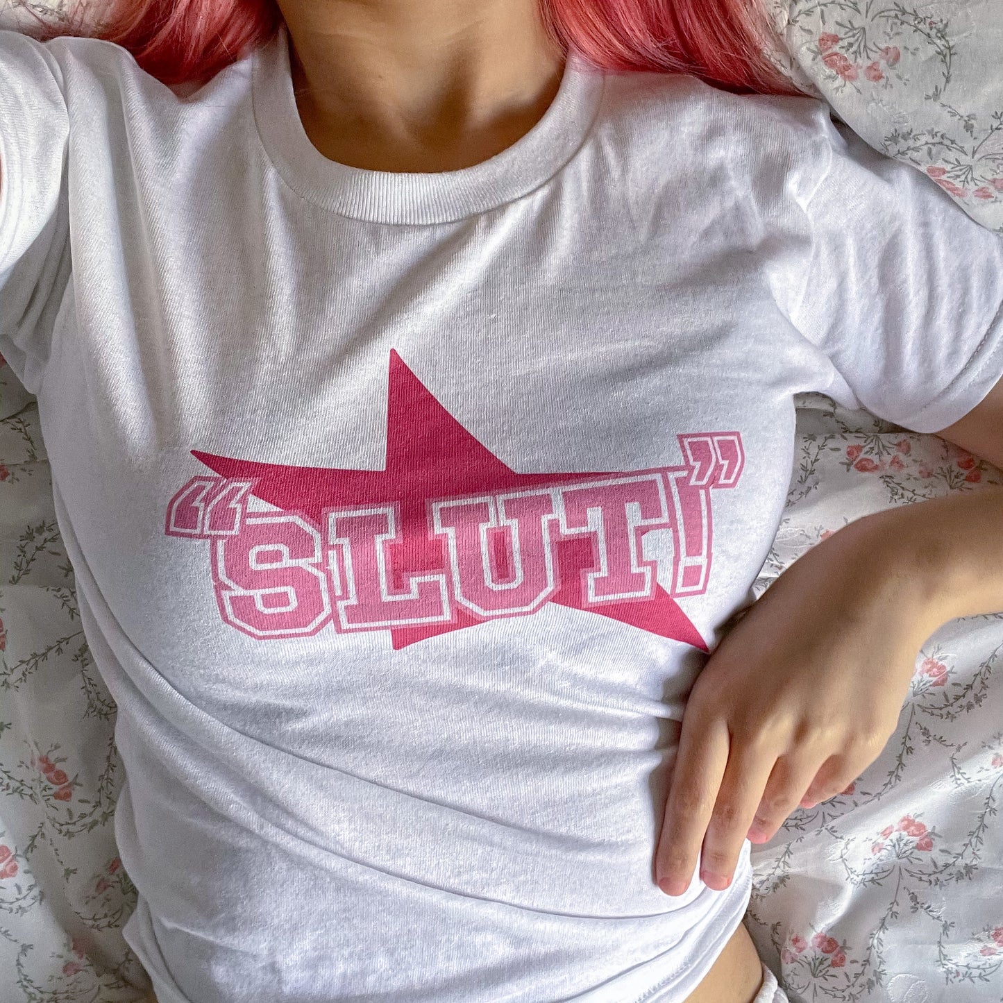 "Slut!" Logo Baby Tee