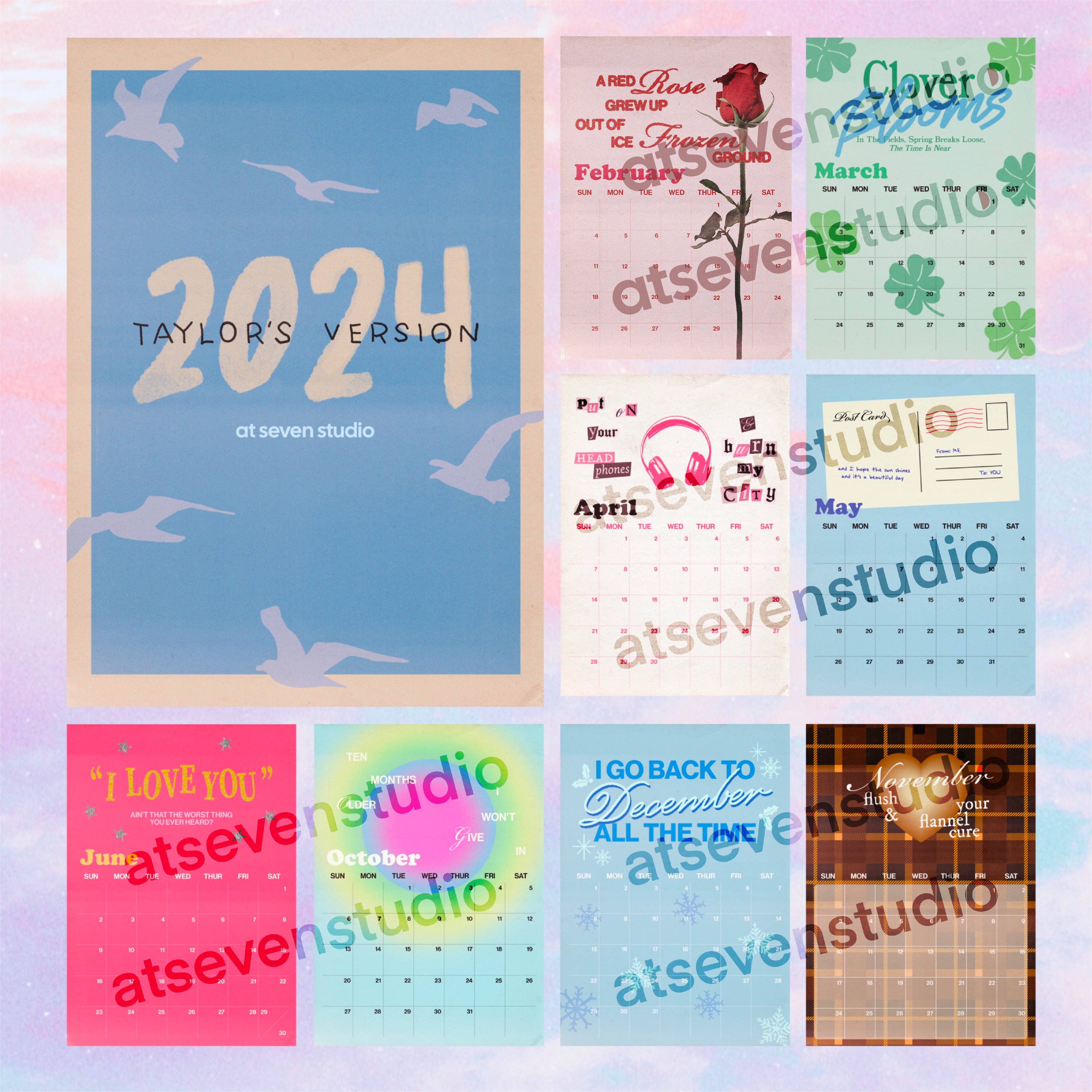 2024 Lyric Wall Calendar At Seven Studio   Calendarfixed 01 