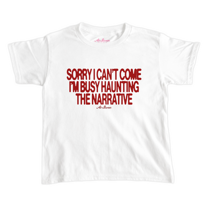 Haunting the Narrative baby tee
