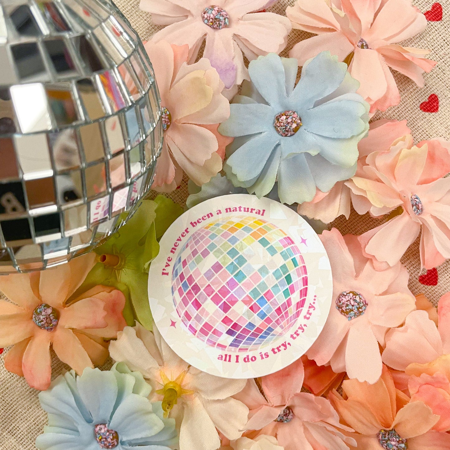 Mirrorball Sticker