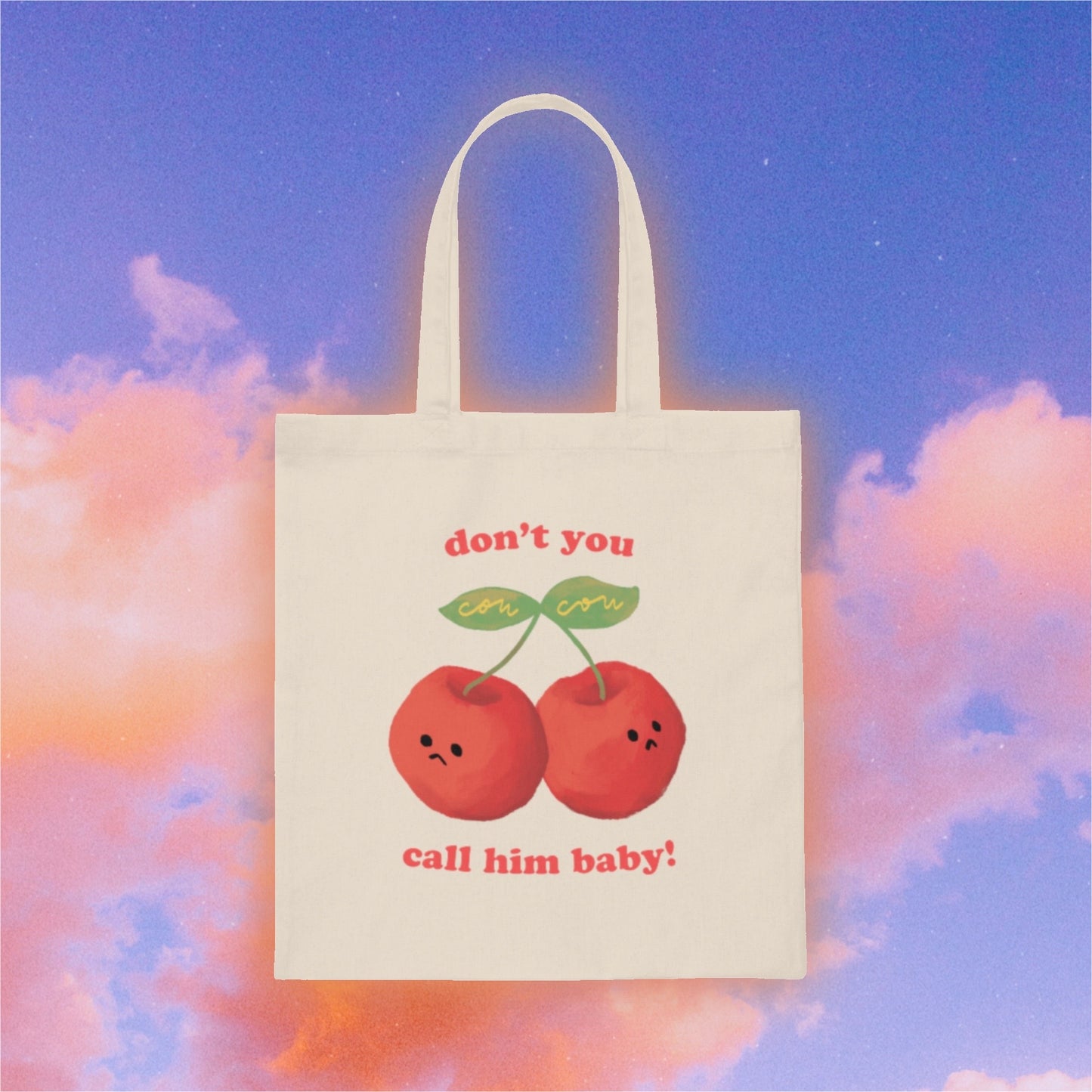 Cherry tote bag